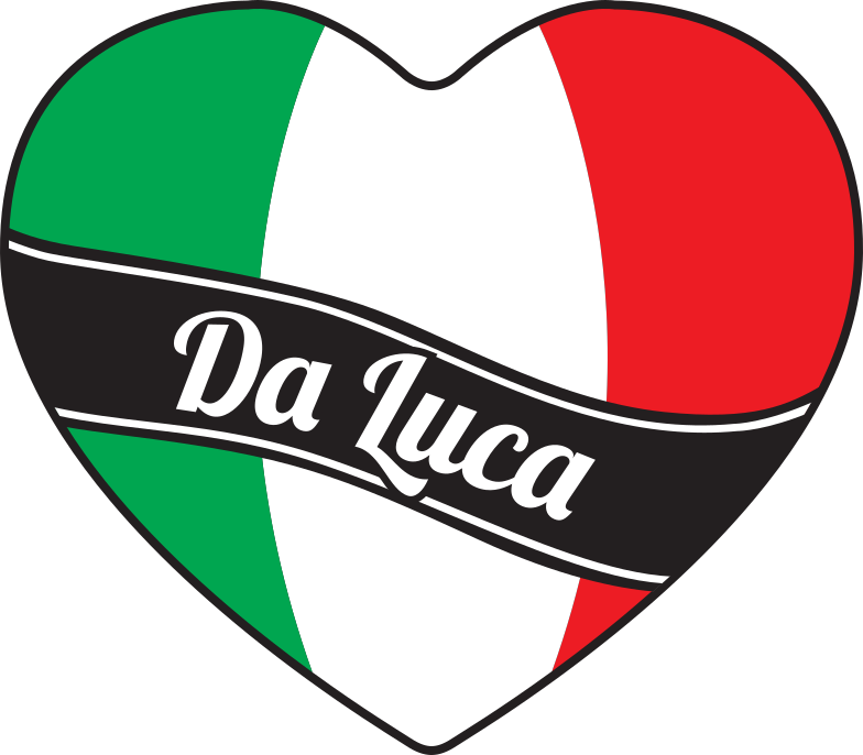 Da Luca logo — a heart in the colours of the Italian flag